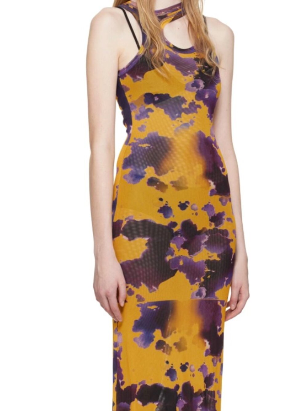 Ottolinger SSENSE Exclusive Purple Maxi Dress